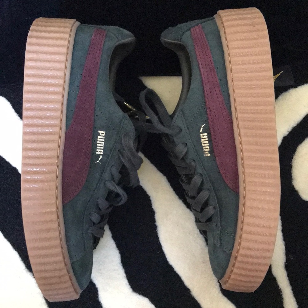 Fenty Suede Creepers w/ original box + dust bag